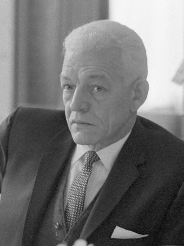 Juan Bosch, the first democratically elected president after the regime of Rafael Trujillo