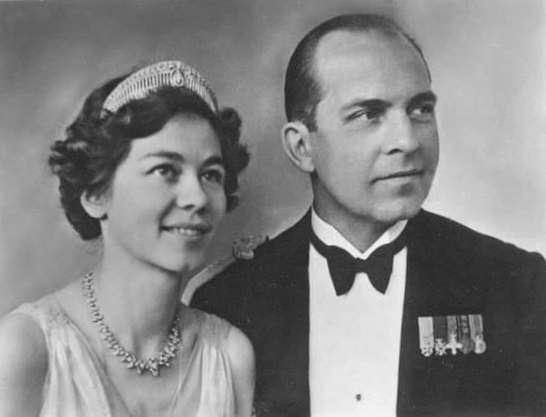 Paul of Greece with his wife Frederica