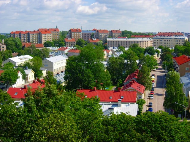 IV District, or Martti, is one of the smallest but most densely populated districts of Turku.
