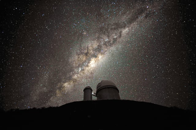 The Milky Way as viewed from La Silla Observatory