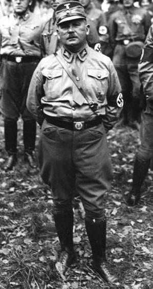 SA leader Ernst Röhm in Bavaria in 1934