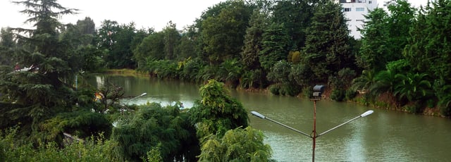 Artificial lake Dehkadeh Talaei Park