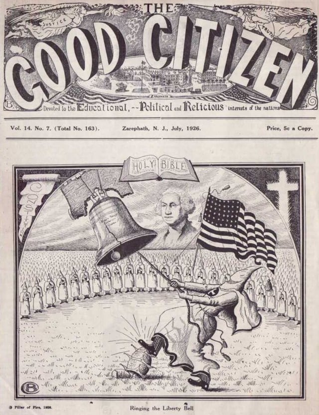 The Good Citizen 1926, published by Pillar of Fire Church