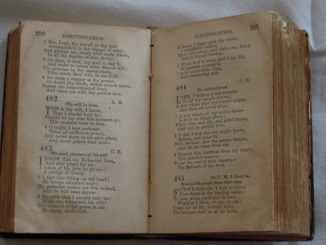Nineteenth Century Methodist Hymnal, Barratt's Chapel