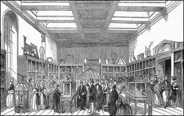 Opening of the King George III Museum by Albert, Prince Consort on 1 July 1843