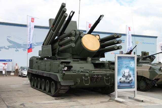 The Russian Pantsir-S1 can engage targets while moving, thus achieving high survivability.