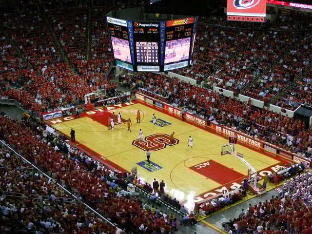 The PNC Arena in Raleigh