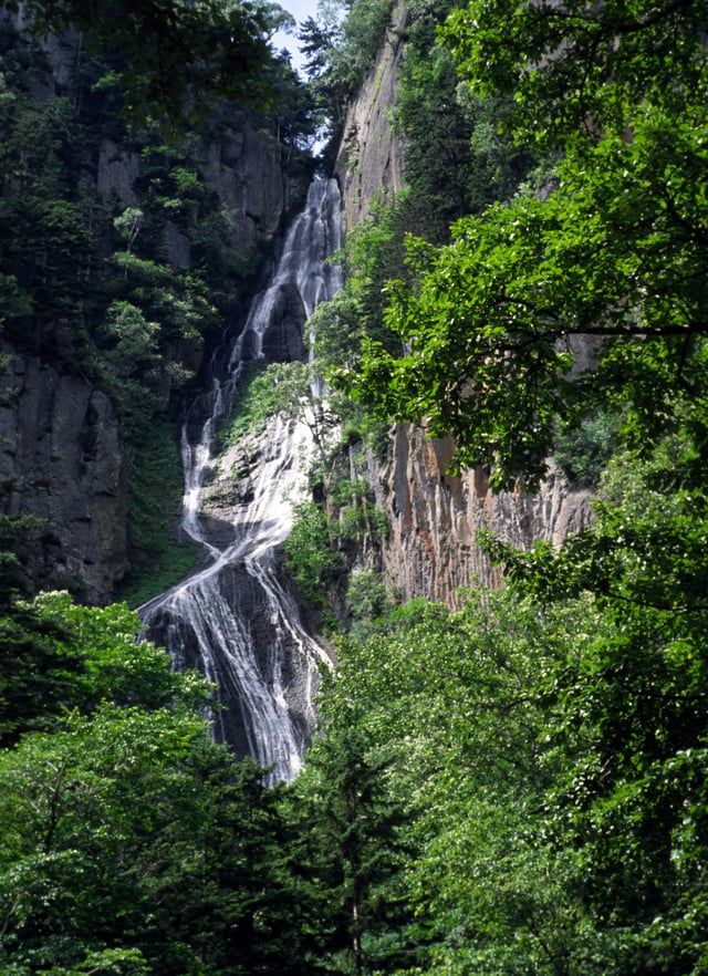 Sōunkyō, a gorge in the Daisetsu-zan Volcanic Area.