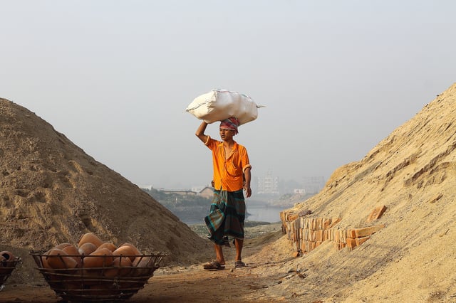 Worker, Dhaka, Bangladesh.