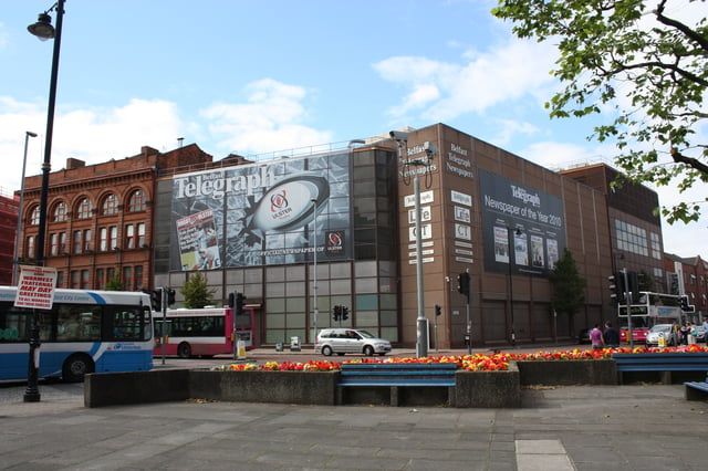 The former Belfast Telegraph headquarters