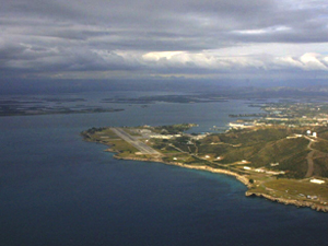 Aerial view of Guantánamo Bay