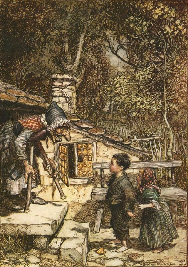 Hansel and Gretel, Arthur Rackham, 1909