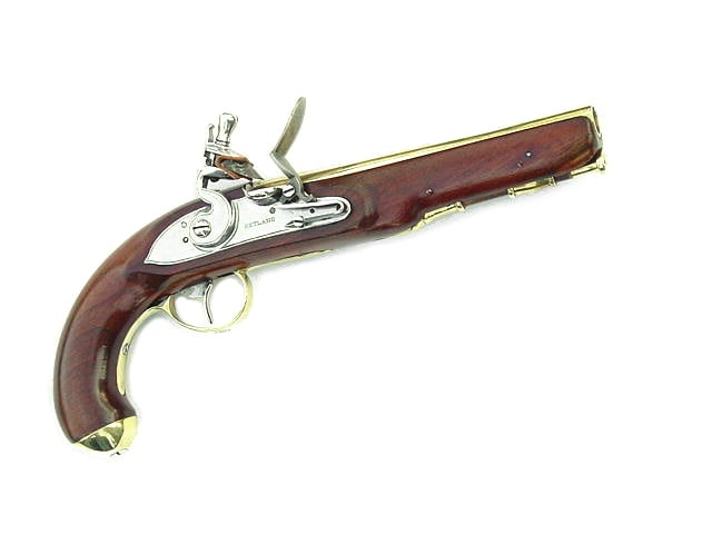 Ketland brass barrel smooth bore pistol common in Colonial America