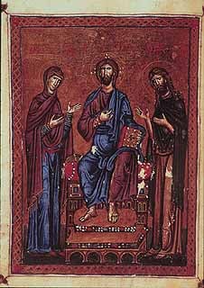 An illustration from the Melisende Psalter, commissioned during the Queen's reign
