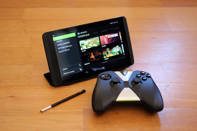 An Nvidia Shield Tablet