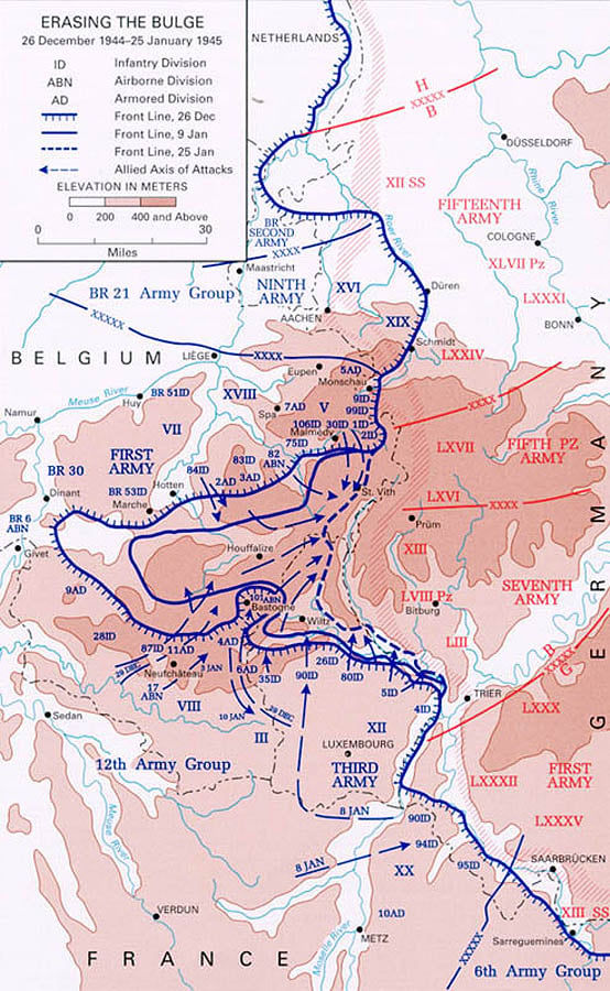 Erasing the Bulge—The Allied counterattack, 26 December – 25 January