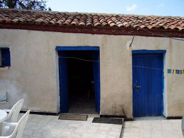 Zidane's parents' house in the village of Aguemoune Ath Slimane in Algeria