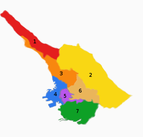 Seven sections of Trieste