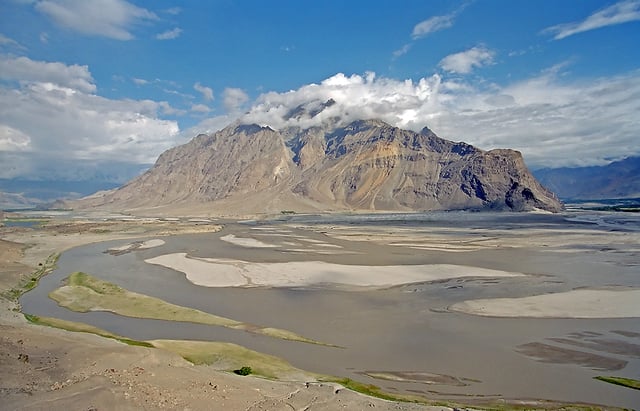 The Indus River near Skardu, in Gilgit–Baltistan.