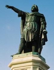 Statue of Jacob van Artevelde on the Vrijdagmarkt in Ghent