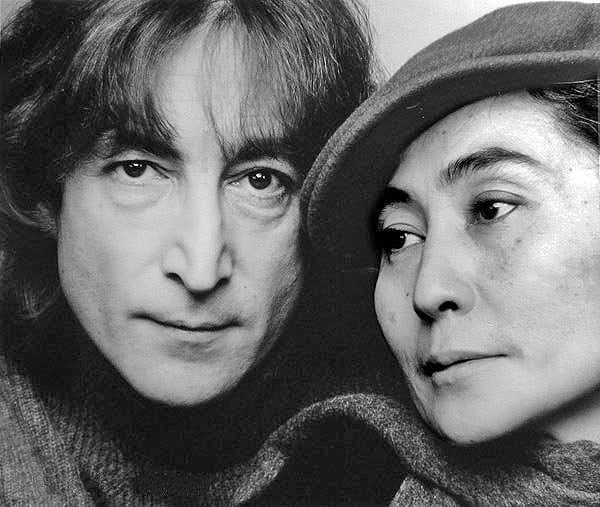 Lennon and Ono in 1980, shortly before his murder