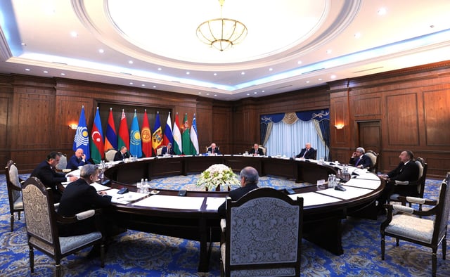 Meeting of CIS Council of Heads of State. 16 September 2016. Bishkek.