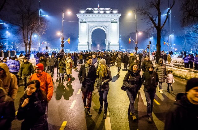Romania has seen large waves of protests against judicial reforms during the 2017–2019 Romanian protests.