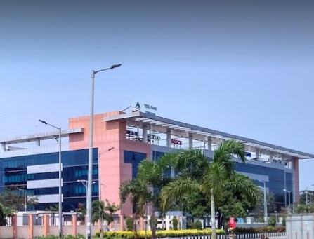 Coimbatore is one of the largest exporters of software. Pictured is TIDEL Park, an IT SEZ.