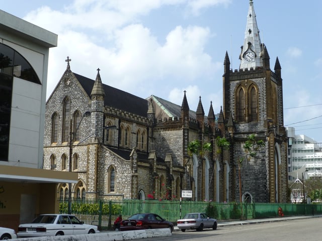 Holy Trinity Cathedral, an Anglican Christian cathedral in Trinidad and Tobago