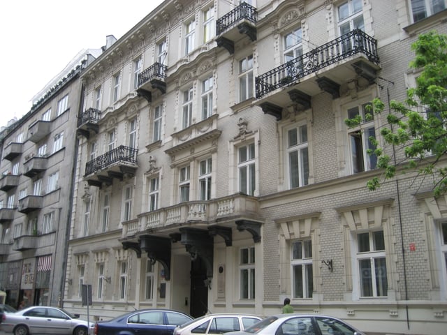 Ulica Mokotowska 50, Warsaw, where Piłsudski stayed 13–29 November 1918, after his release from Magdeburg