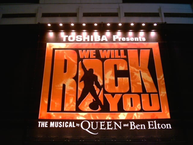 We Will Rock You musical in Tokyo, Japan, November 2006