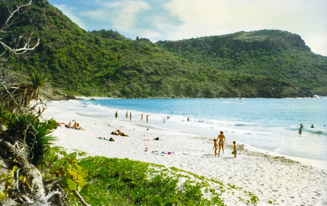 Beach at the Anse de Grande Saline