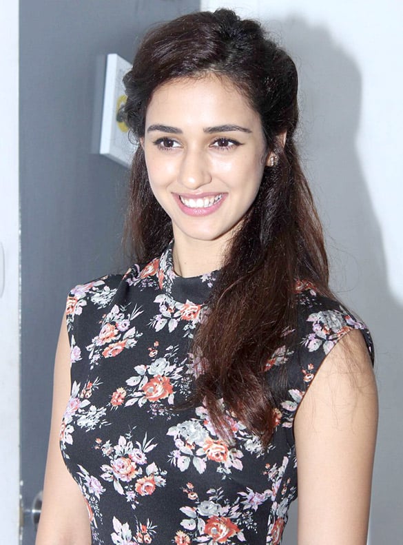 Disha Patani promoting the film at an event in September 2016.