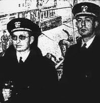 L. Ron Hubbard and Thomas S. Moulton in Portland, Oregon in 1943