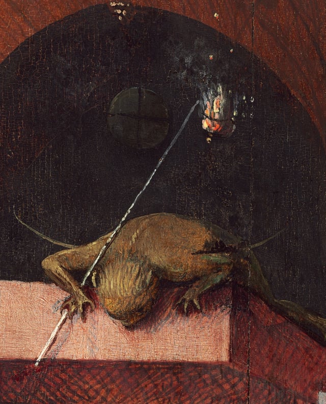 Death and the Miser (detail), a Hieronymus Bosch painting, National Gallery of Art, Washington, D.C.