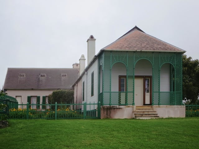 Longwood House, Saint Helena, site of Napoleon's captivity