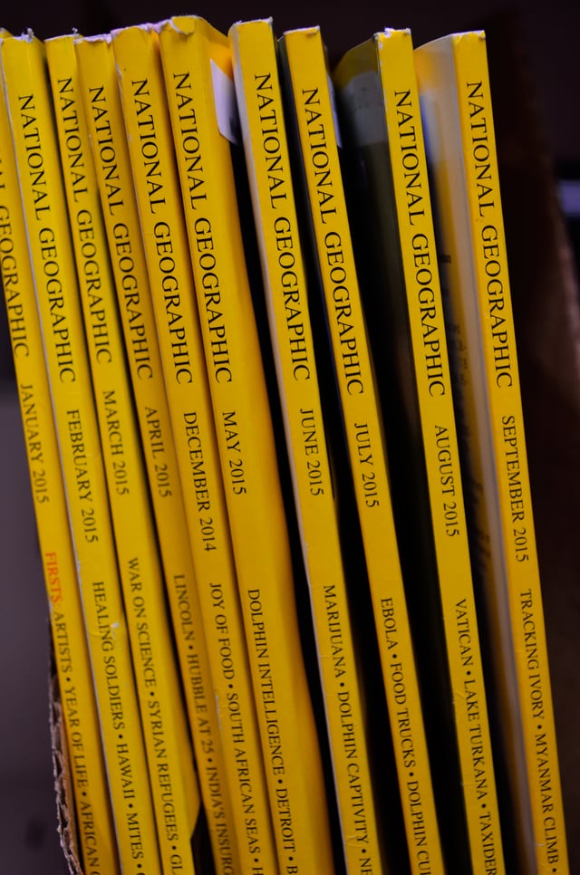 National Geographic English editions collection