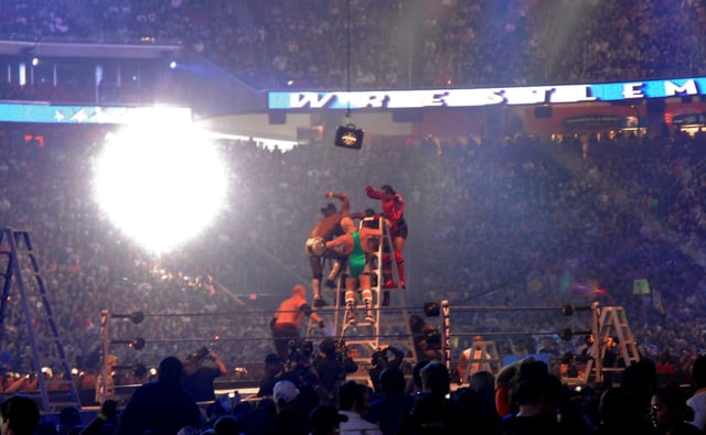 A WWE Money in the Bank ladder match, 2009