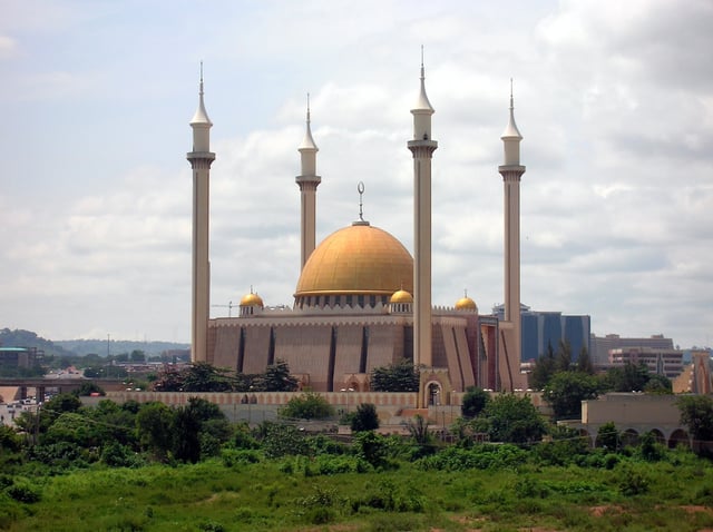 The Abuja National Mosque.