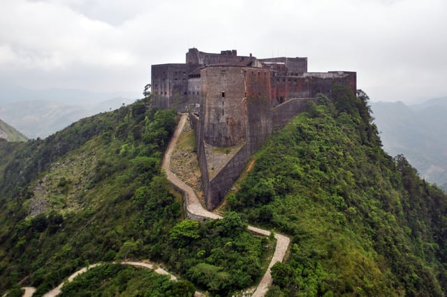 Citadelle Laferrière, built 1805-22, is the largest fortress in the Americas, and is considered locally to be the eighth wonder of the world.