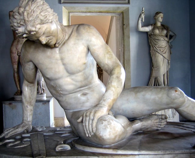 The Dying Galatian was a famous statue commissioned some time between 230–220 BC by King Attalos I of Pergamon to honor his victory over the Celtic Galatians in Anatolia.