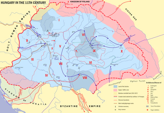 The Kingdom of Hungary in the 1090s