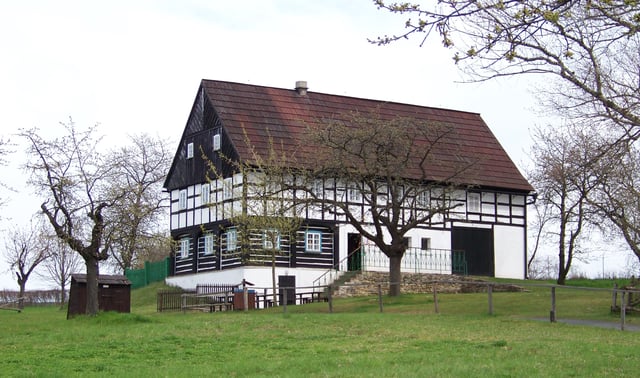 18th century farmhouse near Kouřim, central Bohemia