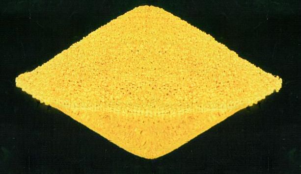 Yellowcake is a concentrated mixture of uranium oxides that is further refined to extract pure uranium.