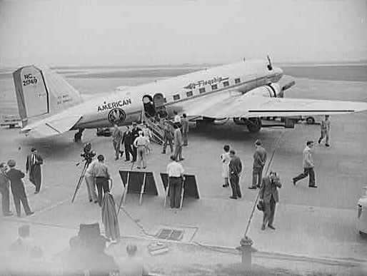 American DC-3 used in a 1943 war film