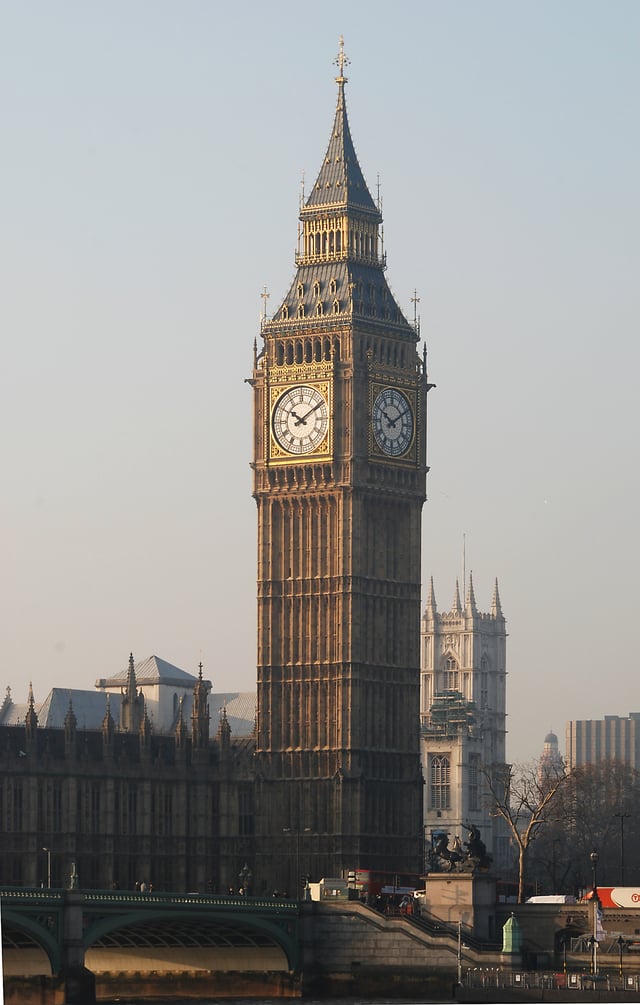 The fame of Elizabeth Tower has surpassed that of the Palace itself. The structure has largely become synonymous with Big Ben, the heaviest of the five bells it houses.