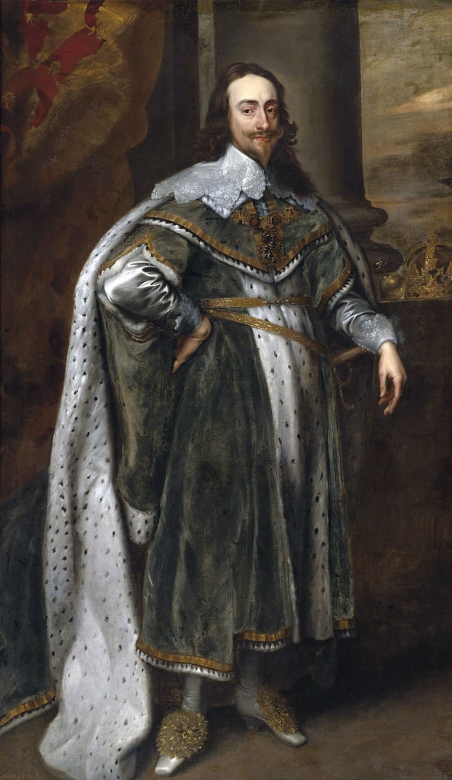 Charles I, painted by Van Dyck