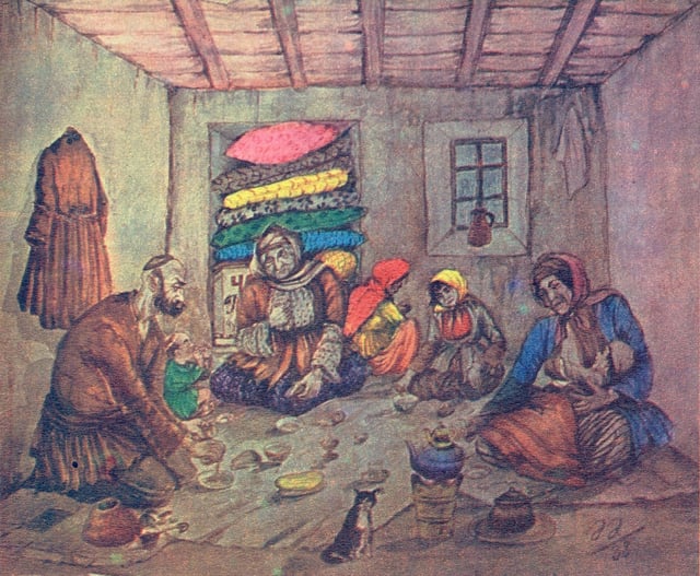 Azim Azimzade. Ramadan of the poor people. 1938