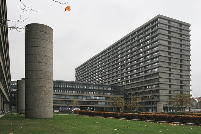 Rigshospitalet is one of the largest hospitals in Denmark.