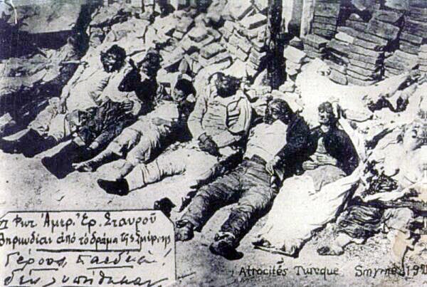 On 4 November 1992, the Holy Synod of the Church of Greece unanimously declared christians that were tortured and massacred by the Turks in the Great fire of Smyrna in 1922 as saints.